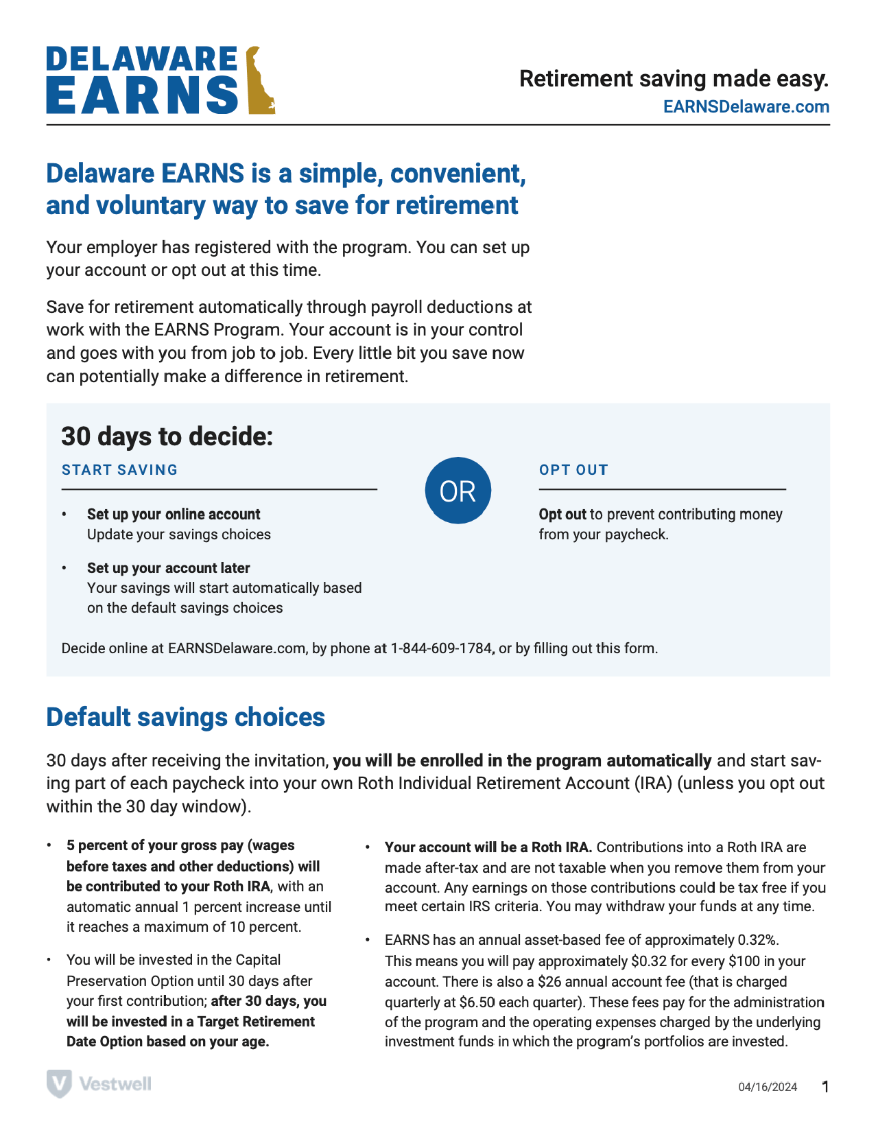 Auto Enrollment Form